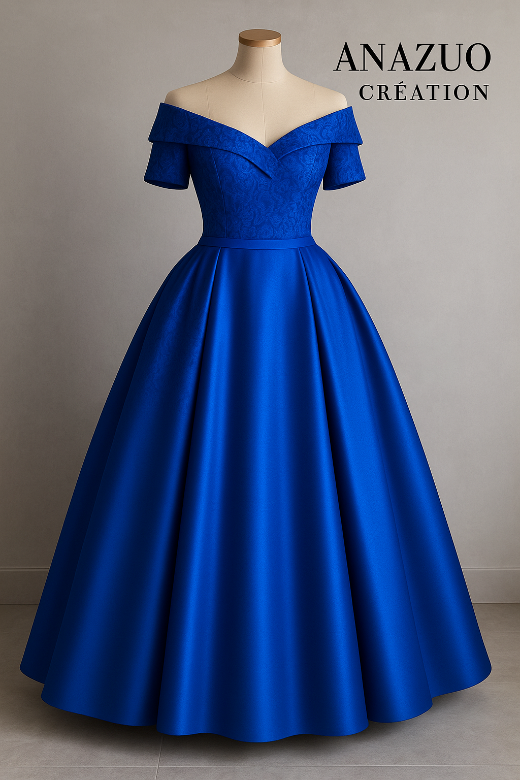 Shophisticated Royal Blue One-Shoulder Dress