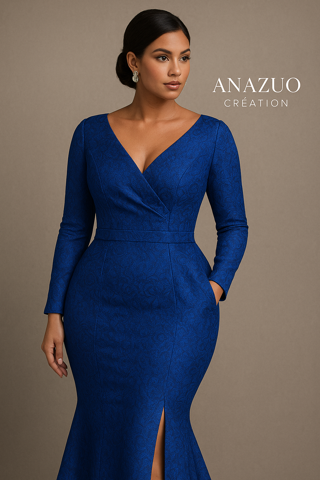 Shophisticated Royal Blue One-Shoulder Dress
